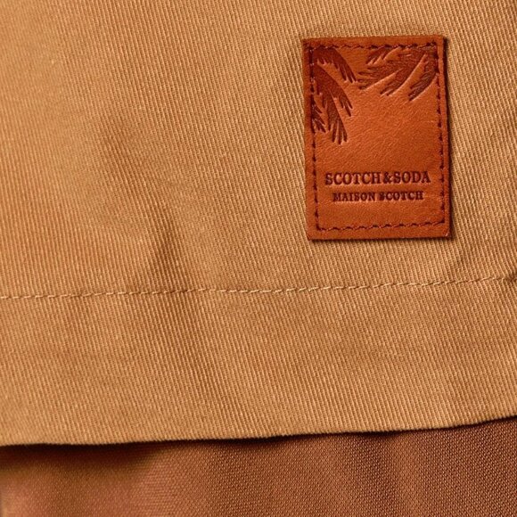 NWT Scotch & Soda camel tan brown belted trench coat, XL - Picture 8 of 13